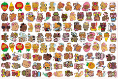 DIY Black Kitty Hello Kitty Acrylic Figurines Kit for Kids - Customizable Anime Characters