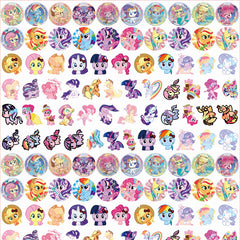 DIY My Little Pony 2 Acrylic Figurines Kit for Kids - Customizable Anime Characters