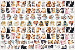 DIY Cat Acrylic Figurines Kit for Kids - Customizable Anime Characters