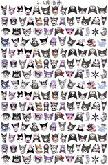 DIY Kuromi 2 Acrylic Figurines Kit for Kids - Customizable Anime Characters