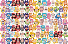 DIY Labubu With Colorful Borders Acrylic Figurines Kit for Kids - Customizable Anime Characters