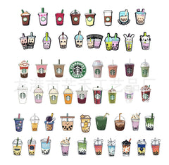 DIY Starbucks And Bubble Tea Acrylic Figurines Kit for Kids - Customizable Anime Characters