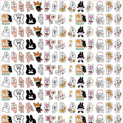 DIY Bunny Konbini Acrylic Figurines Kit for Kids - Customizable Anime Characters