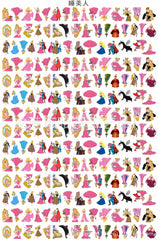 DIY Sleeping Beauty Acrylic Figurines Kit for Kids - Customizable Anime Characters