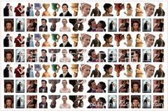 DIY Bridgerton Acrylic Figurines Kit for Kids - Customizable Anime Characters