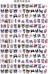 DIY Dark Kuromi Acrylic Figurines Kit for Kids - Customizable Anime Characters