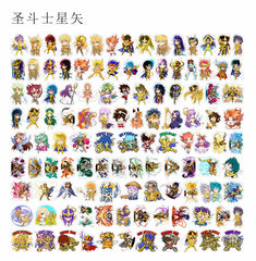 DIY Saint Seiya Acrylic Figurines Kit for Kids - Customizable Anime Characters