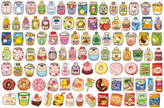 DIY Cartoon snacks 2 Acrylic Figurines Kit for Kids - Customizable Anime Characters