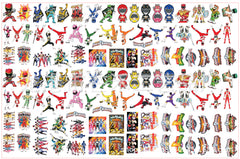 DIY Power Rangers Acrylic Figurines Kit for Kids - Customizable Anime Characters