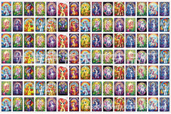 DIY Glass My Little Pony Acrylic Figurines Kit for Kids - Customizable Anime Characters