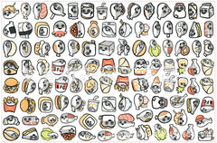 DIY Sacabambaspis Acrylic Figurines Kit for Kids - Customizable Anime Characters