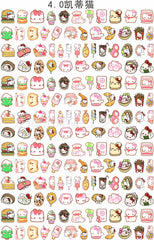 DIY Kitty 4 Acrylic Figurines Kit for Kids - Customizable Anime Characters