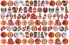 DIY Kansas City Chiefs Acrylic Figurines Kit for Kids - Customizable Anime Characters