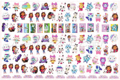 DIY Gabby Dollhouse Acrylic Figurines Kit for Kids - Customizable Anime Characters