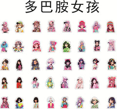 DIY Dopamine Girl Acrylic Figurines Kit for Kids - Customizable Anime Characters