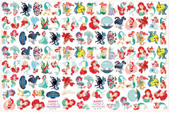 DIY The Little Mermaid Acrylic Figurines Kit for Kids - Customizable Anime Characters