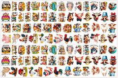 DIY Farm Life Acrylic Figurines Kit for Kids - Customizable Anime Characters