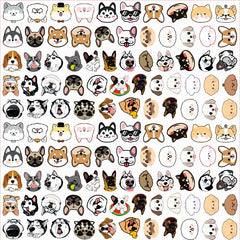 DIY Dog Head Acrylic Figurines Kit for Kids - Customizable Anime Characters