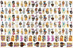 DIY Batz Doll Acrylic Figurines Kit for Kids - Customizable Anime Characters