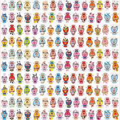 DIY Hand drawn Luxury Brand Cartoon Bouquet Acrylic Figurines Kit for Kids - Customizable Anime Characters