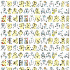 DIY Yogurt Fairy Little Yellow Duck Acrylic Figurines Kit for Kids - Customizable Anime Characters