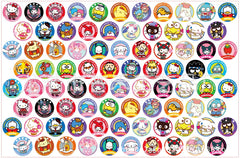 DIY Sanrio Badge Acrylic Figurines Kit for Kids - Customizable Anime Characters