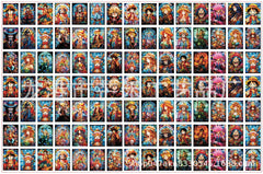 DIY Glass One Piece Acrylic Figurines Kit for Kids - Customizable Anime Characters