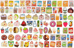 DIY Cartoon snacks 3 Acrylic Figurines Kit for Kids - Customizable Anime Characters