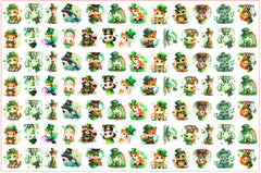 DIY St Patrick Acrylic Figurines Kit for Kids - Customizable Anime Characters