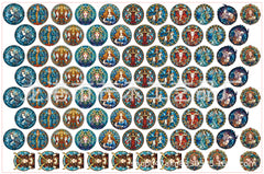 DIY The Twelve Zodiac Signs Acrylic Figurines Kit for Kids - Customizable Anime Characters