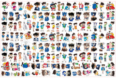 DIY Detective Conan Acrylic Figurines Kit for Kids - Customizable Anime Characters