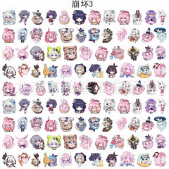 DIY Honkai Impact 3rd Acrylic Figurines Kit for Kids - Customizable Anime Characters