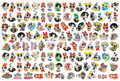 DIY The Powerpuff Girls Acrylic Figurines Kit for Kids - Customizable Anime Characters