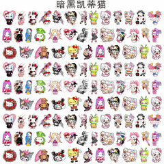 DIY Dark Kitty Acrylic Figurines Kit for Kids - Customizable Anime Characters