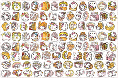 DIY Hello Kitty Food Toys Acrylic Figurines Kit for Kids - Customizable Anime Characters