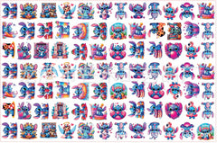 DIY Dessert Stitch Acrylic Figurines Kit for Kids - Customizable Anime Characters