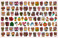 DIY Hawaiian Hello Kitty Acrylic Figurines Kit for Kids - Customizable Anime Characters