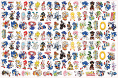 DIY Sonic Acrylic Figurines Kit for Kids - Customizable Anime Characters