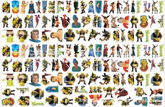 DIY Shrek Acrylic Figurines Kit for Kids - Customizable Anime Characters