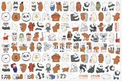 DIY We Bare Bears Acrylic Figurines Kit for Kids - Customizable Anime Characters