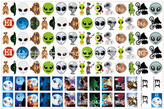 DIY ET Alien Acrylic Figurines Kit for Kids - Customizable Anime Characters