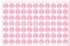 DIY Pink Starbucks Log Acrylic Figurines Kit for Kids - Customizable Anime Characters