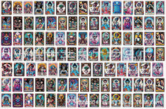 DIY Skull Tarot Cards Acrylic Figurines Kit for Kids - Customizable Anime Characters