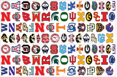 DIY Ncaa College Teams Acrylic Figurines Kit for Kids - Customizable Anime Characters