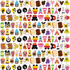 DIY Mickey Shaped Snack Acrylic Figurines Kit for Kids - Customizable Anime Characters