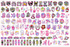 DIY Pink Elements Acrylic Figurines Kit for Kids - Customizable Anime Characters