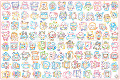 DIY Colored Line Drawing Acrylic Figurines Kit for Kids - Customizable Anime Characters