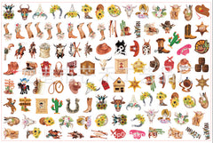 DIY Western Cowboy Acrylic Figurines Kit for Kids - Customizable Anime Characters