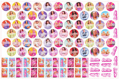 DIY Real Life Barbie Acrylic Figurines Kit for Kids - Customizable Anime Characters