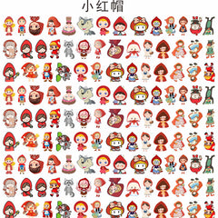 DIY Little Red Riding Hood Acrylic Figurines Kit for Kids - Customizable Anime Characters